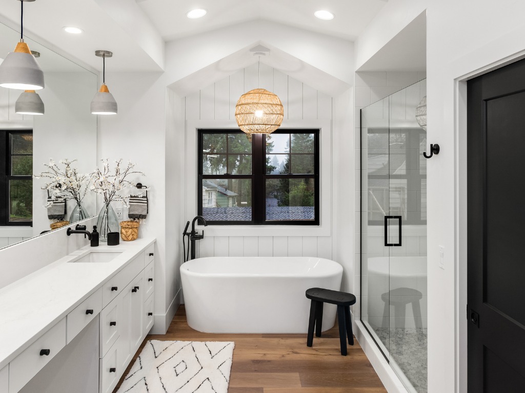 Bathroom remodeled by Torres Construction & Painting, Inc.