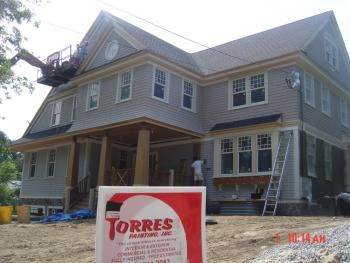 Exterior painting in Ashland, MA.